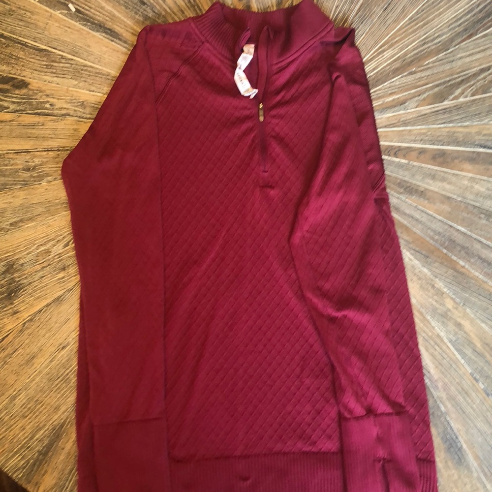 Lululemon long sleeve 3/4 zip top